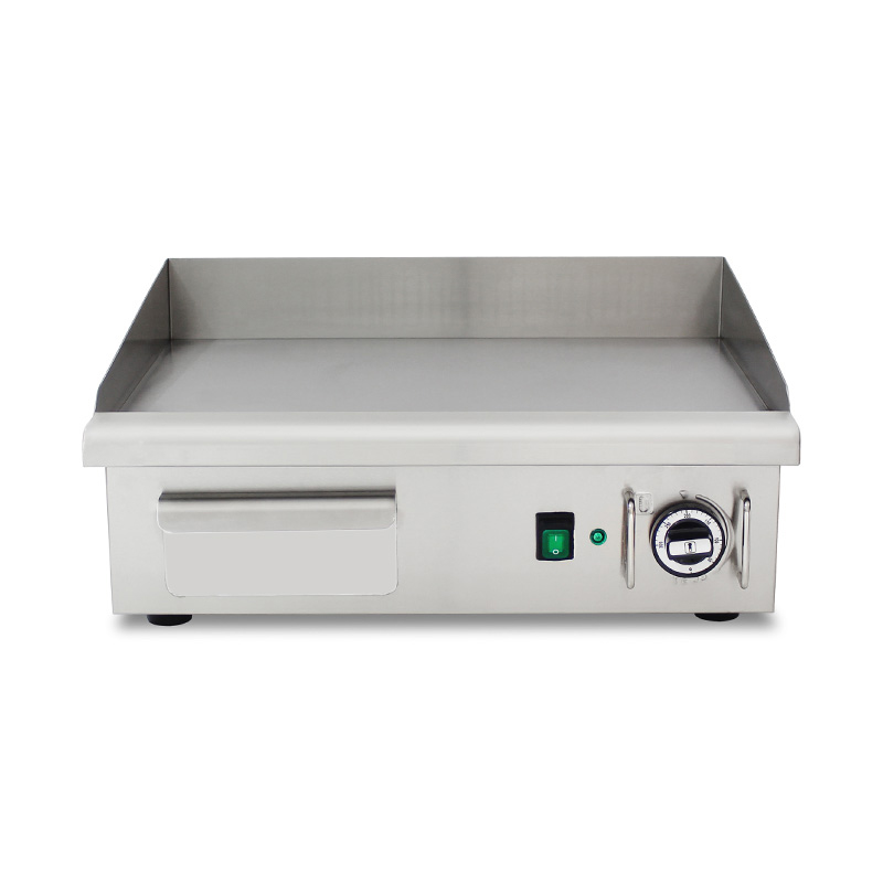 Flat Plate Pattern Stainless Steel Commercial Kitchen Electric Griddle
