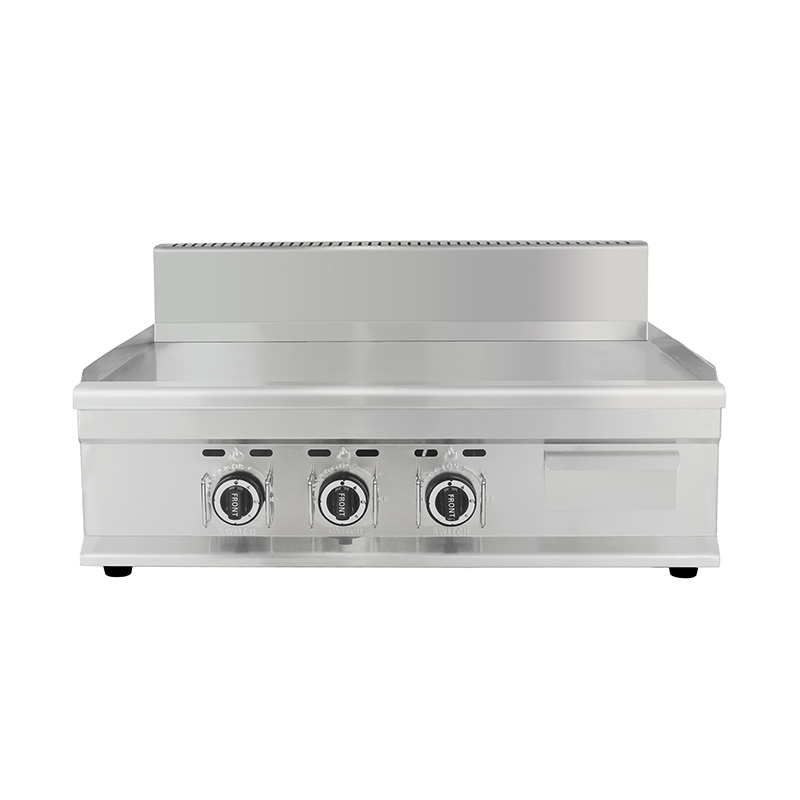 Flat Plate Pattern Stainless Steel Natural Gas/LPG Commercial Griddle