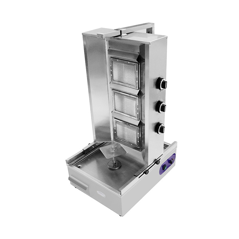 Stainless Steel Commercial Natural Gas/LPG Shawarma Grill Kitchen Machine