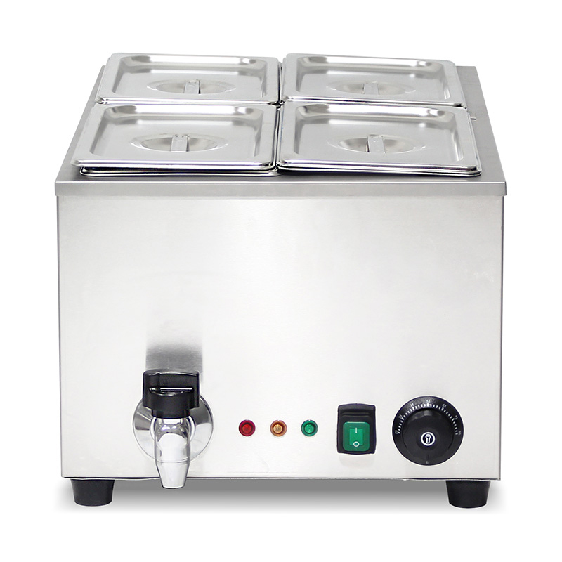 Stainless Steel Commercial Electric Bain Marie Kitchen Machine With Anti-Dry Protective Heater