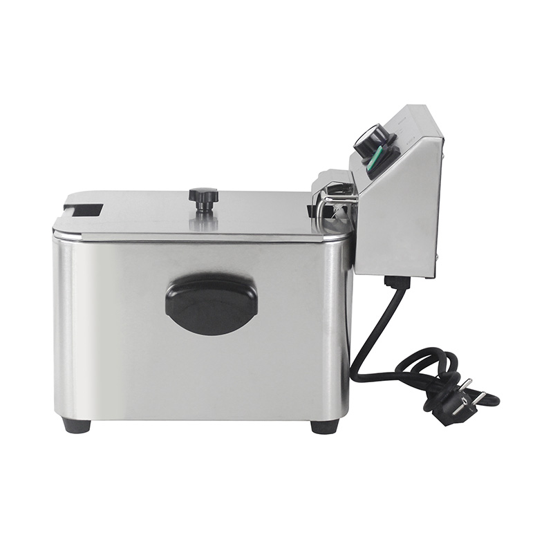 Stainless Steel Electric Commercial Countertop Deep Fryer