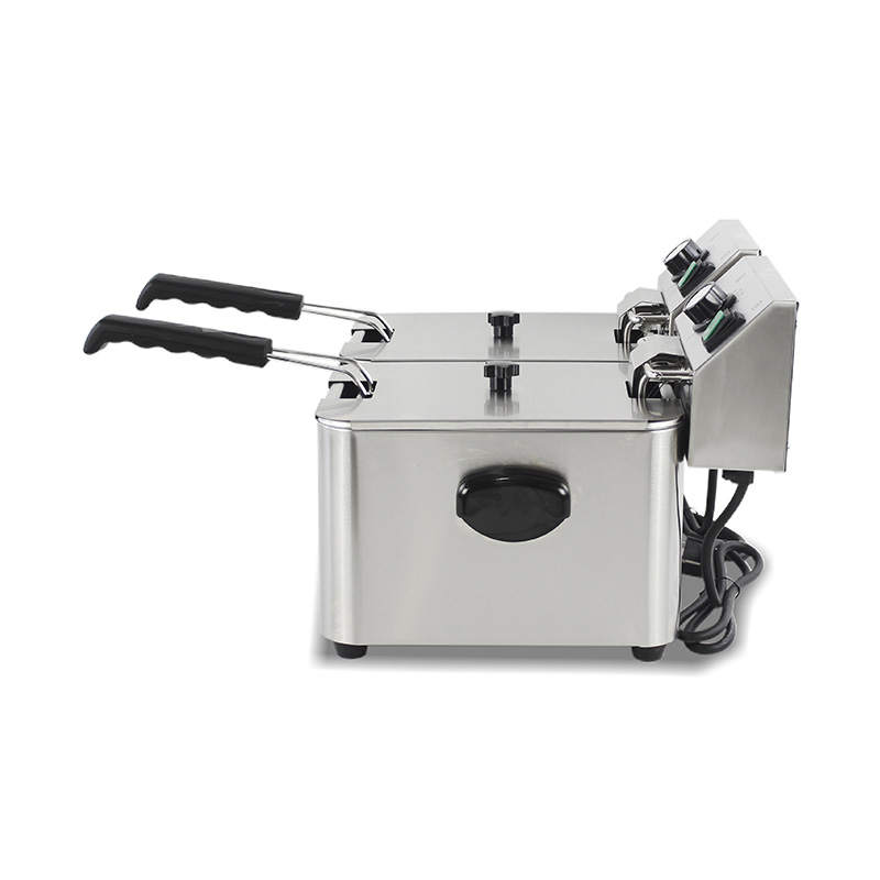 Stainless Steel Electric Commercial Countertop Deep Fryer
