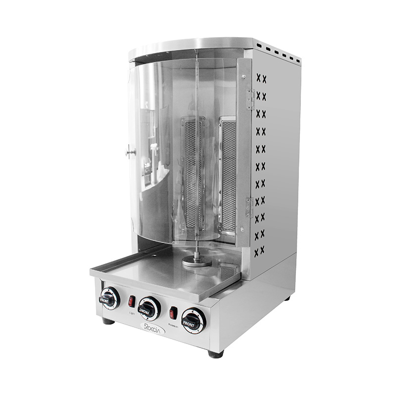 Stainless Steel Commercial Natural Gas/LPG Shawarma Grill Kitchen Machine