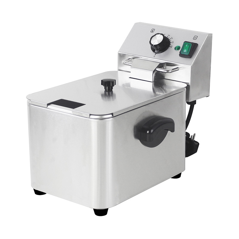 Stainless Steel Electric Commercial Countertop Deep Fryer