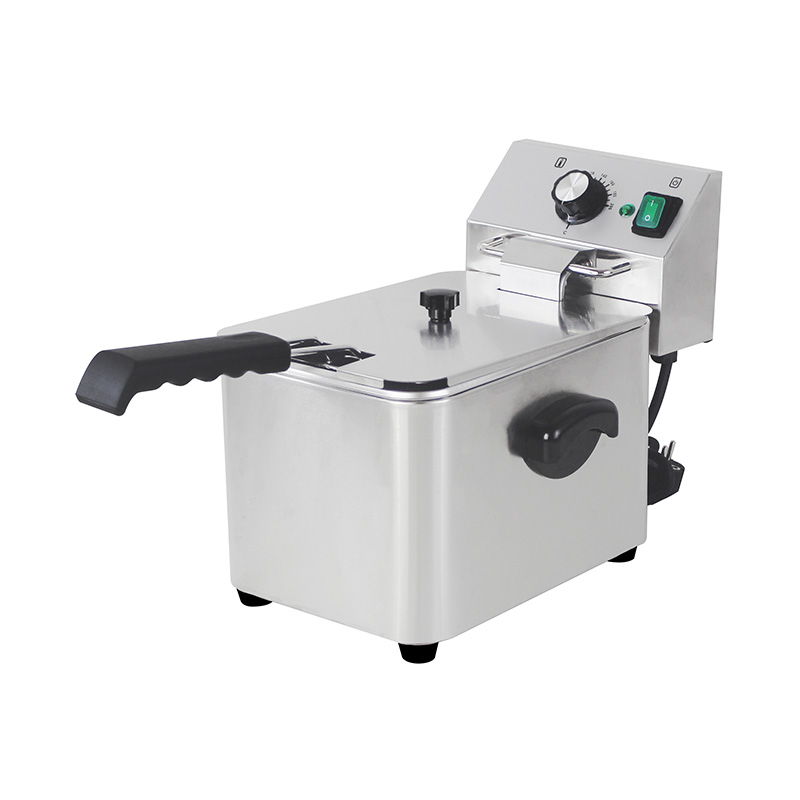 Stainless Steel Electric Commercial Countertop Deep Fryer