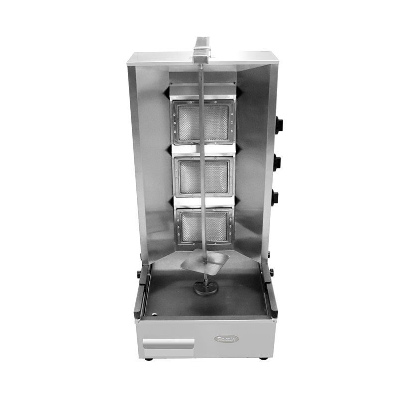 Stainless Steel Commercial Natural Gas/LPG Shawarma Grill Kitchen Machine