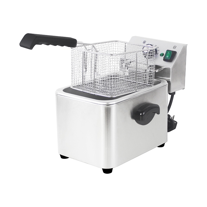 Stainless Steel Electric Commercial Countertop Deep Fryer
