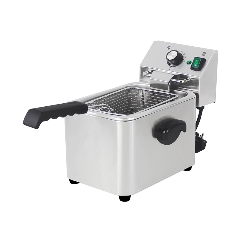 Stainless Steel Electric Commercial Countertop Deep Fryer