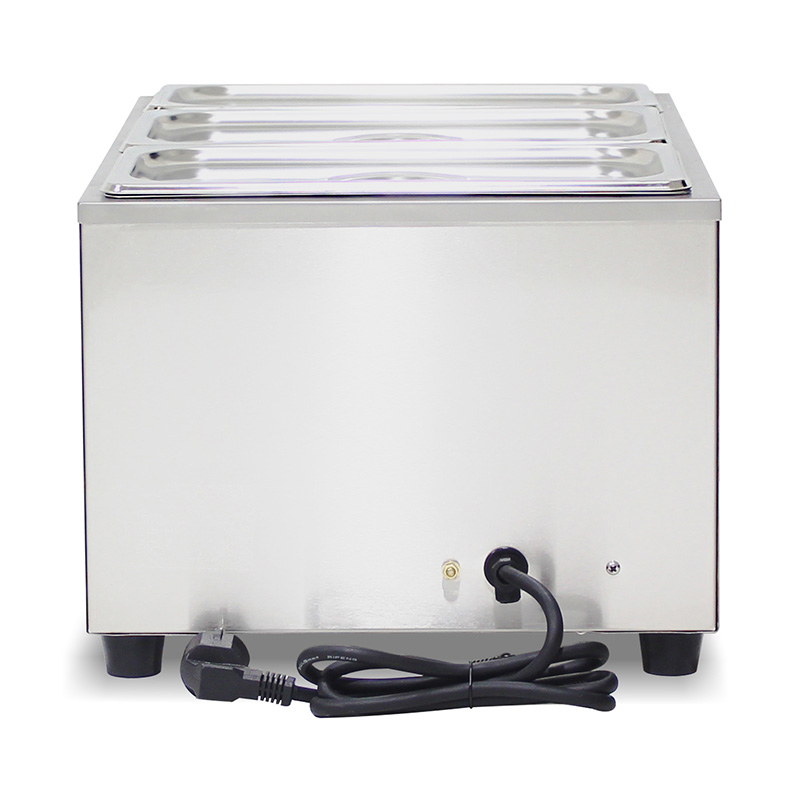Stainless Steel Commercial Electric Bain Marie Kitchen Machine With Anti-Dry Protective Heater