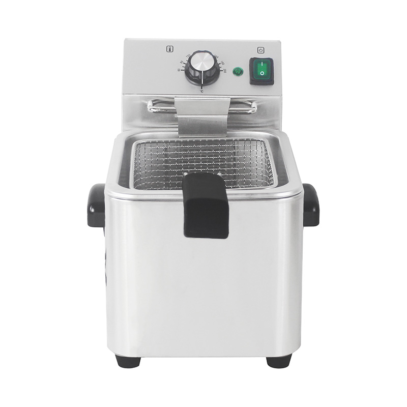 Stainless Steel Electric Commercial Countertop Deep Fryer