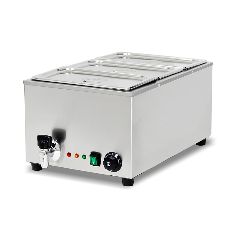 Stainless Steel Commercial Electric Bain Marie Kitchen Machine With Anti-Dry Protective Heater