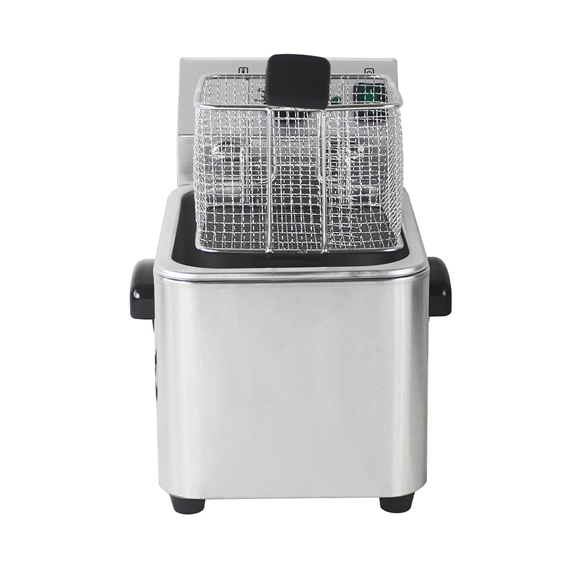 Stainless Steel Electric Commercial Countertop Deep Fryer