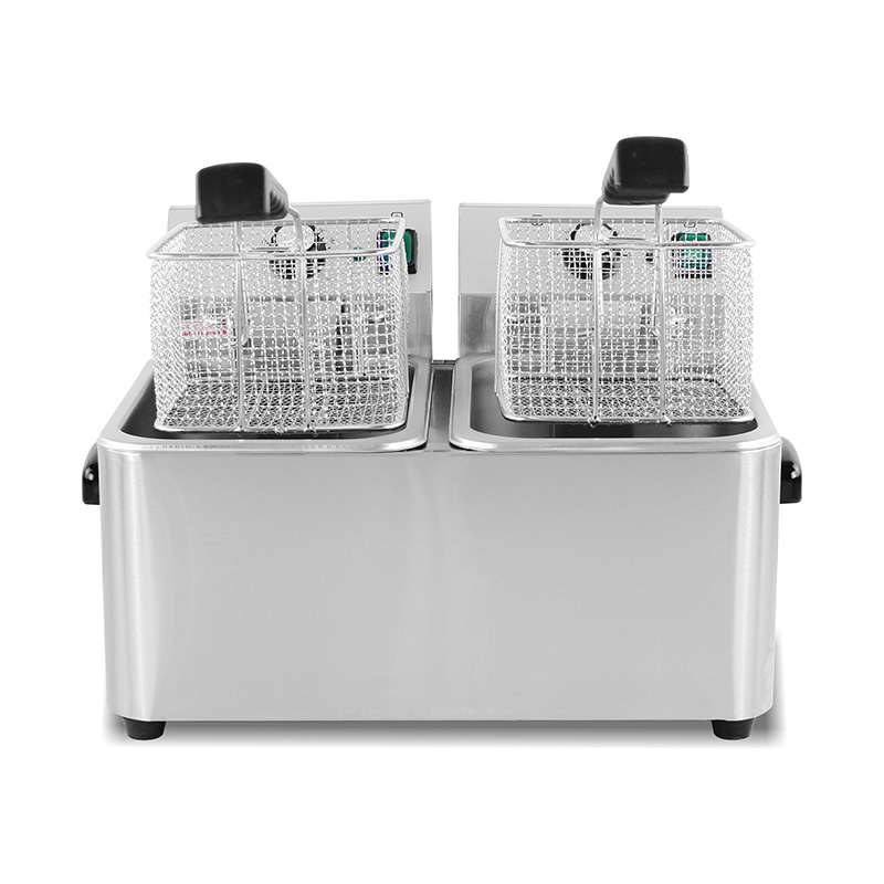 Stainless Steel Electric Commercial Countertop Deep Fryer