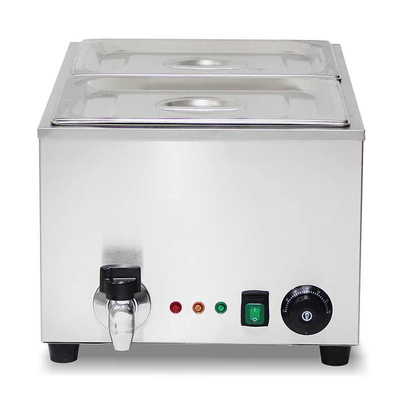 Stainless Steel Commercial Electric Bain Marie Kitchen Machine With Anti-Dry Protective Heater