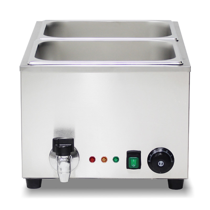 Stainless Steel Commercial Electric Bain Marie Kitchen Machine With Anti-Dry Protective Heater