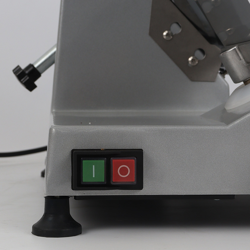 Die-casting Aluminum Alloy and Body Painted Stainless Steel Commercial Restaurant Meat Slicing Machine