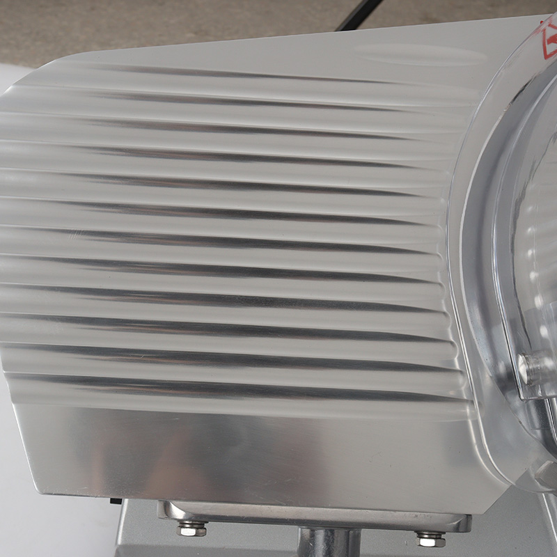 Die-casting Aluminum Alloy and Body Painted Stainless Steel Commercial Restaurant Meat Slicing Machine