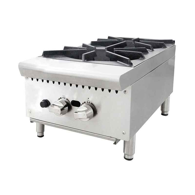 Stainless Steel Commercial Kitchen Natural Gas/LPG Desktop Stove Machine