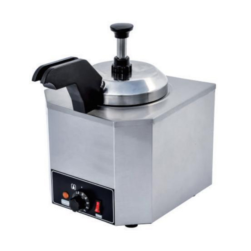Stainless Steel Commercial Kitchen Electric Cheese Sauce Warmer With Pump