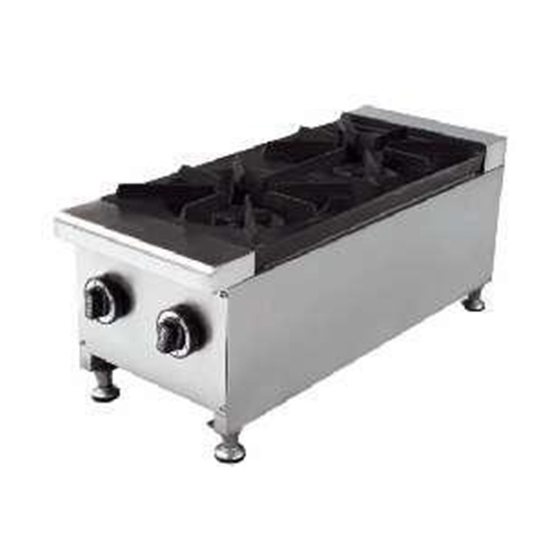 Stainless Steel Commercial Kitchen Natural Gas/LPG Desktop Stove Machine