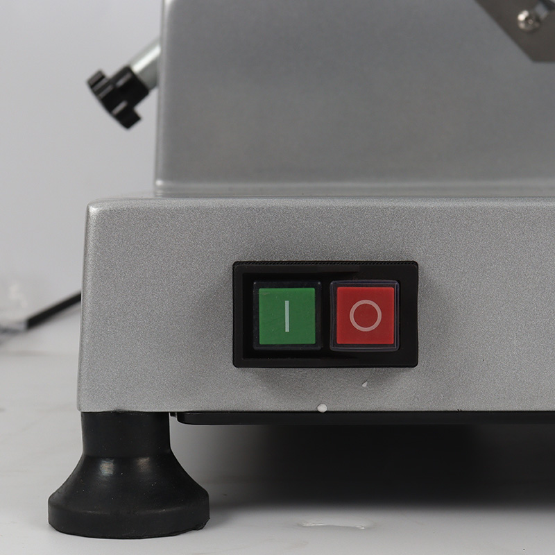 Die-casting Aluminum Alloy and Body Painted Stainless Steel Commercial Restaurant Meat Slicing Machine