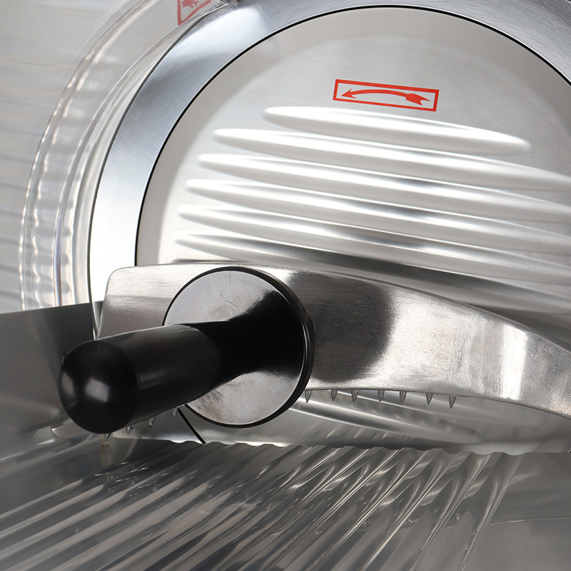 Die-casting Aluminum Alloy and Body Painted Stainless Steel Commercial Restaurant Meat Slicing Machine