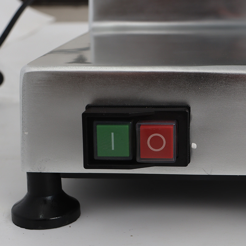 Aluminum Magnesium Alloy and Anodized Stainless Steel Commercial Restaurant Meat Slicing Machine