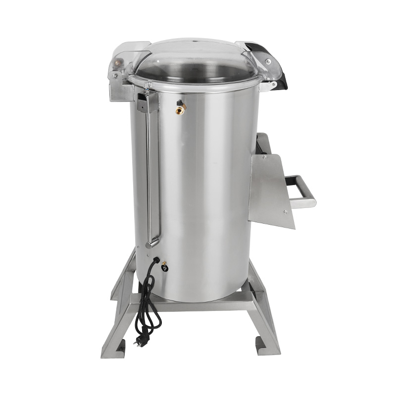 Stainless Steel Commercial Electric Potato Peeler Shellfish Cleaning Kitchen Machine