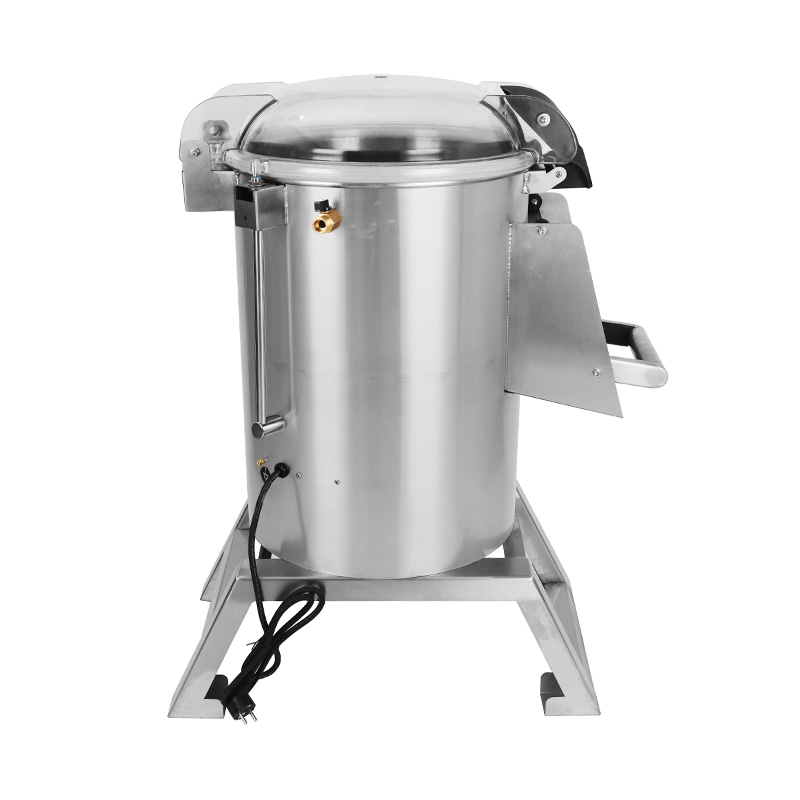 Stainless Steel Commercial Electric Potato Peeler Shellfish Cleaning Kitchen Machine