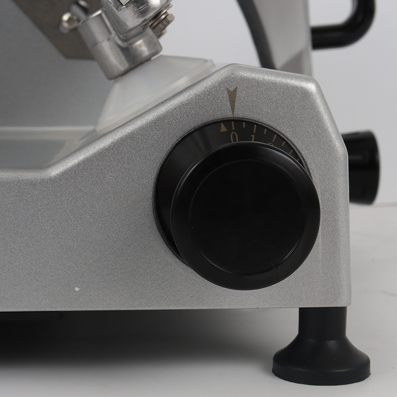 Die-casting Aluminum Alloy and Body Painted Stainless Steel Commercial Restaurant Meat Slicing Machine