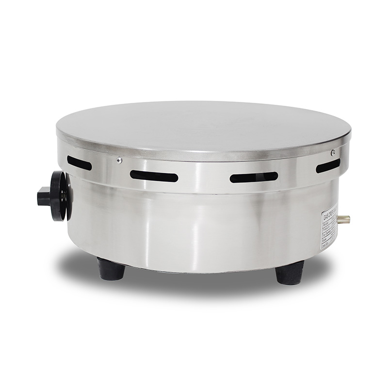 Stainless Steel Teflon Coated Natural Gas/LPG Crepe Maker Machine