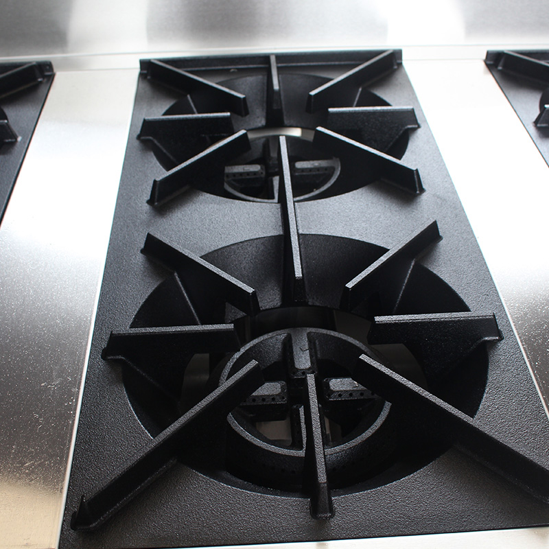 Stainless Steel Commercial Kitchen Natural Gas/LPG Stove Machine