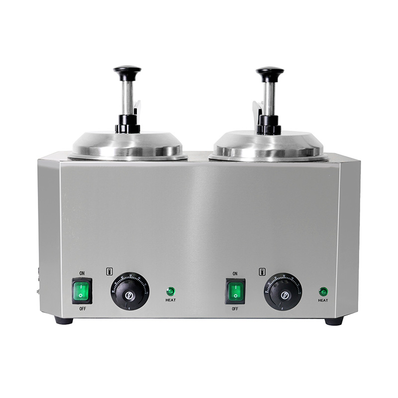 Stainless Steel Commercial Kitchen Electric Cheese Sauce Warmer With Pump