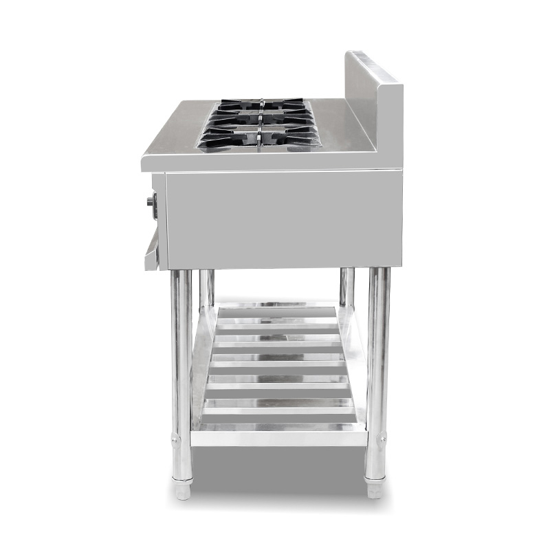 Stainless Steel Commercial Kitchen Natural Gas/LPG Stove Machine