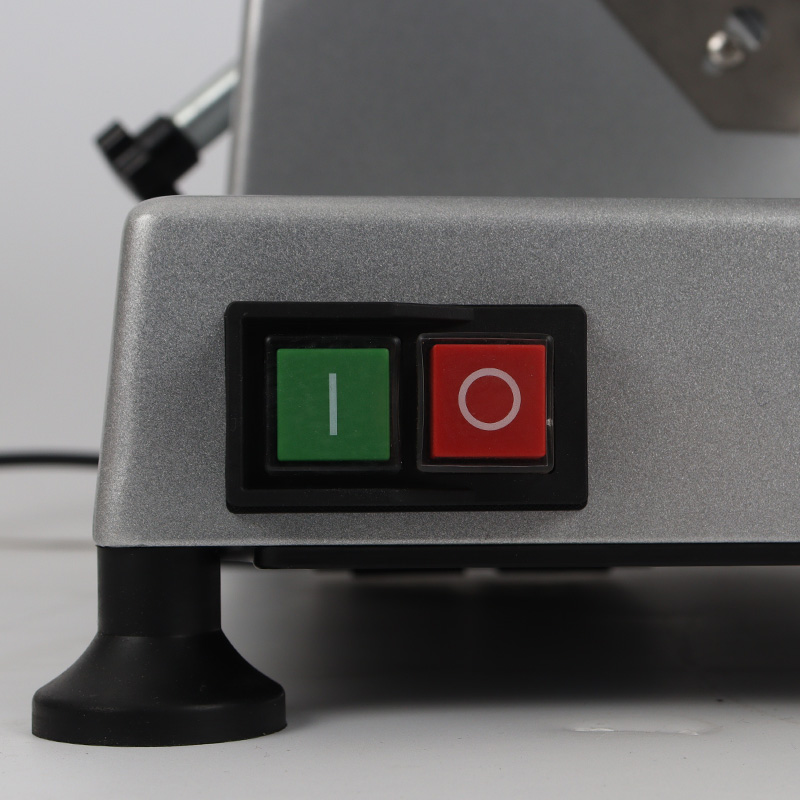 Die-casting Aluminum Alloy and Body Painted Stainless Steel Commercial Restaurant Meat Slicing Machine