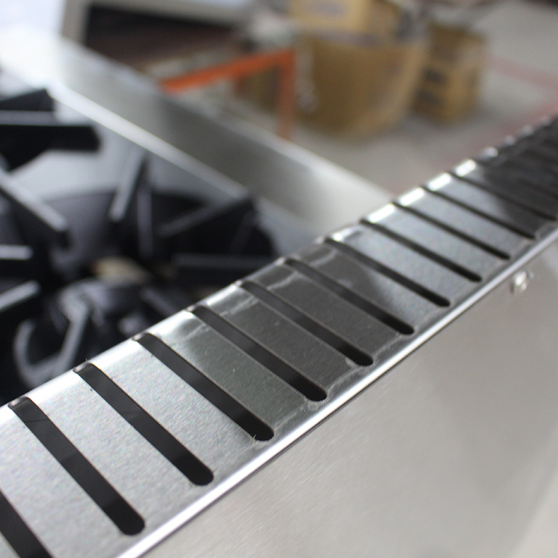 Stainless Steel Commercial Kitchen Natural Gas/LPG Stove Machine