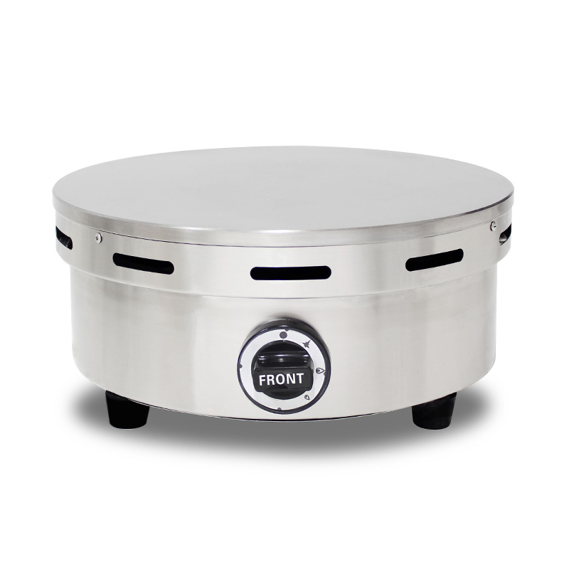 Stainless Steel Teflon Coated Natural Gas/LPG Crepe Maker Machine