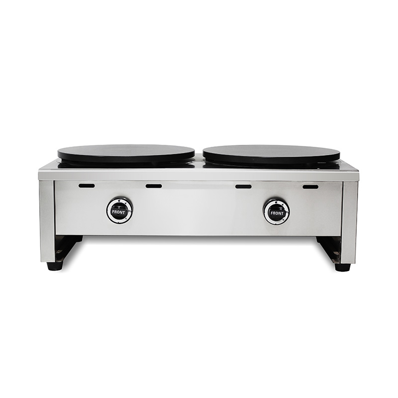 Stainless Steel Teflon Coated Natural Gas/LPG Crepe Maker Machine