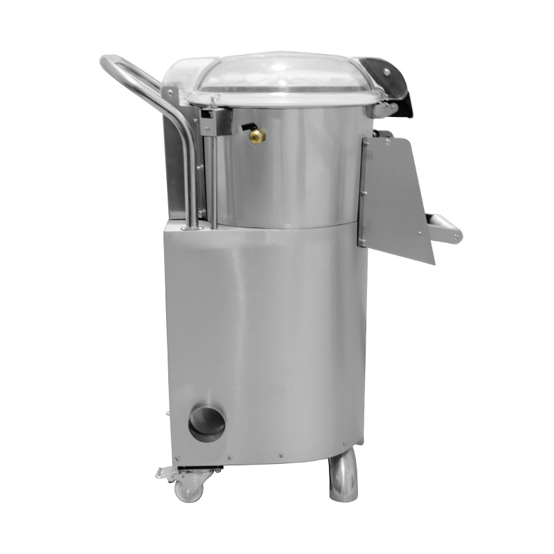 Stainless Steel Commercial Electric Potato Peeler Shellfish Cleaning Kitchen Machine