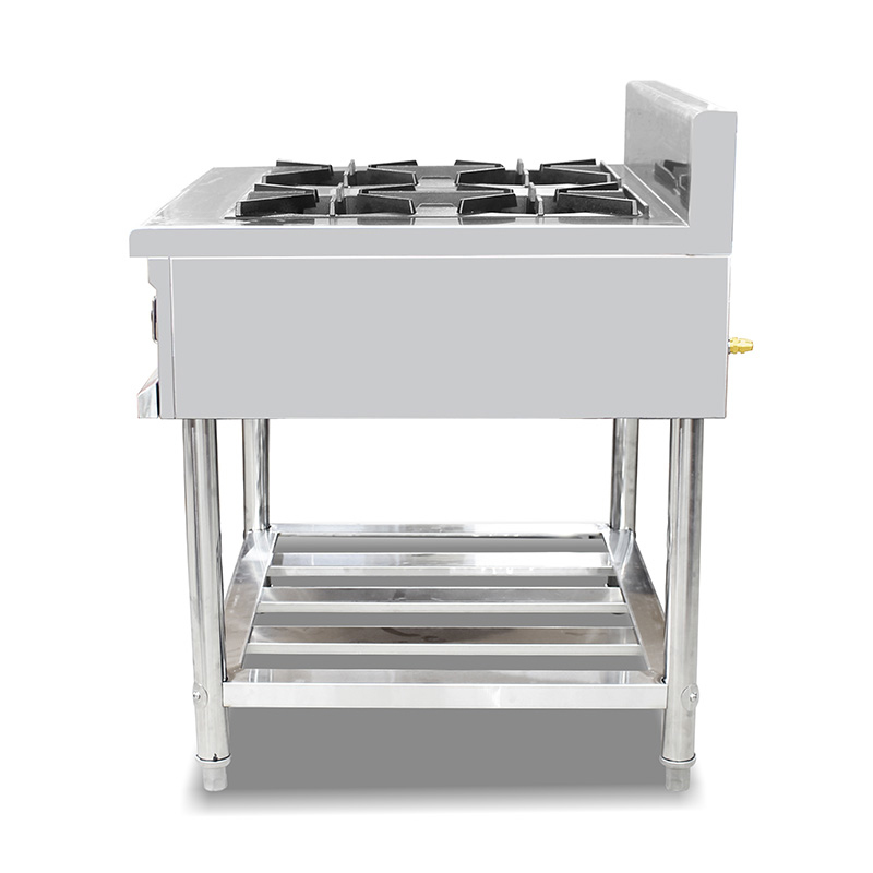 Stainless Steel Commercial Kitchen Natural Gas/LPG Stove Machine