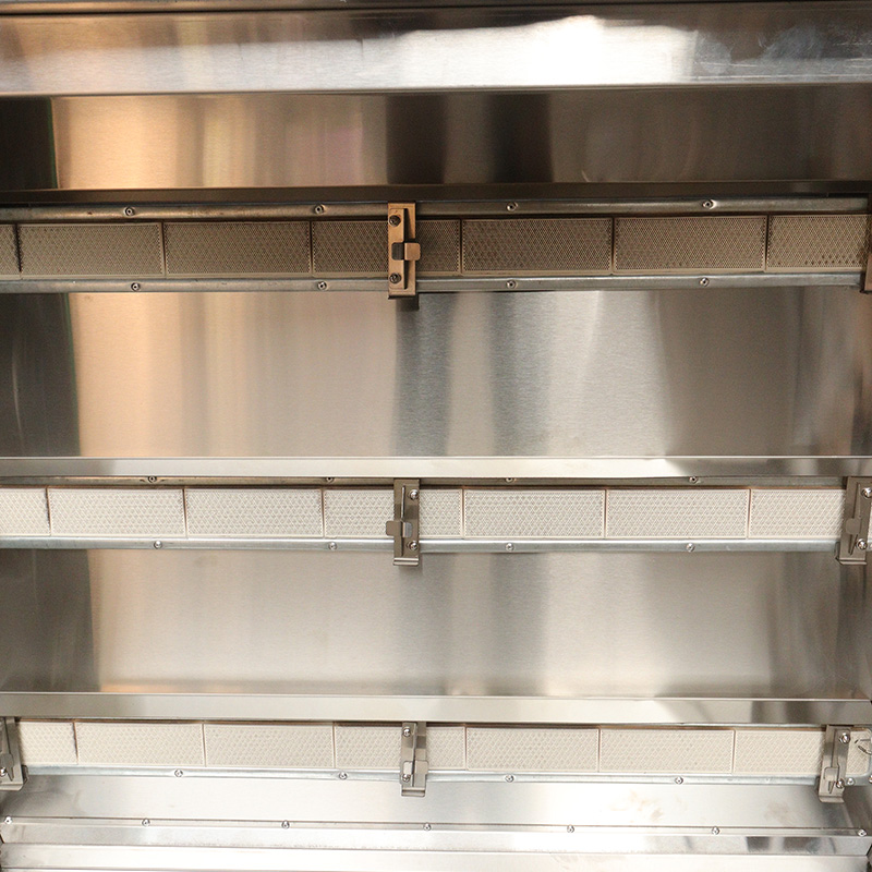 Stainless Steel Commercial Kitchen Natural Gas/LPG  Chicken Rotisserie Machine