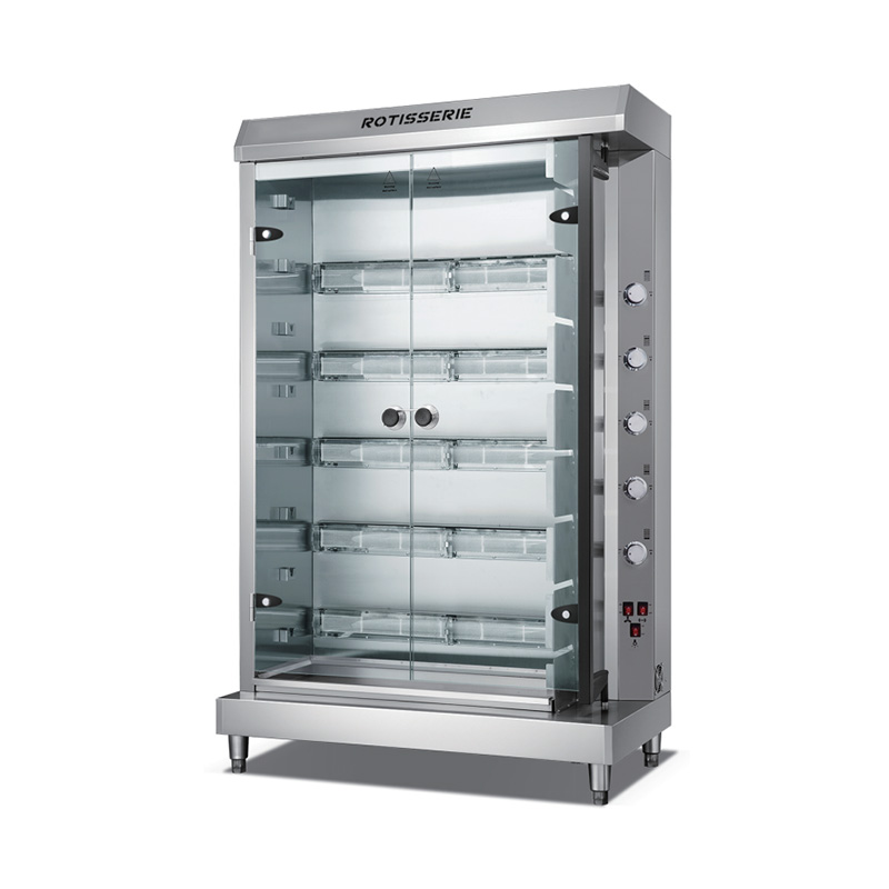 Stainless Steel Commercial Kitchen Electric Chicken Rotisserie Machine