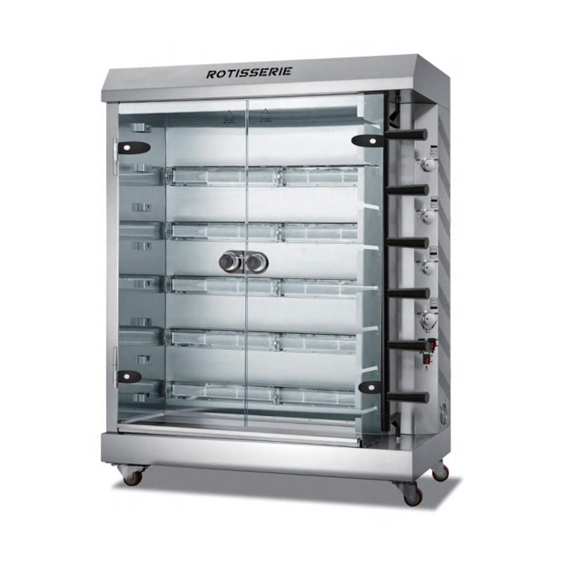 Stainless Steel Commercial Kitchen Electric Chicken Rotisserie Machine