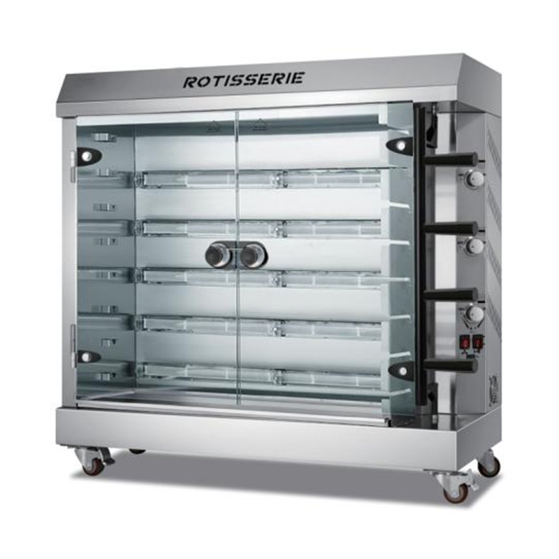 Stainless Steel Commercial Kitchen Electric Chicken Rotisserie Machine