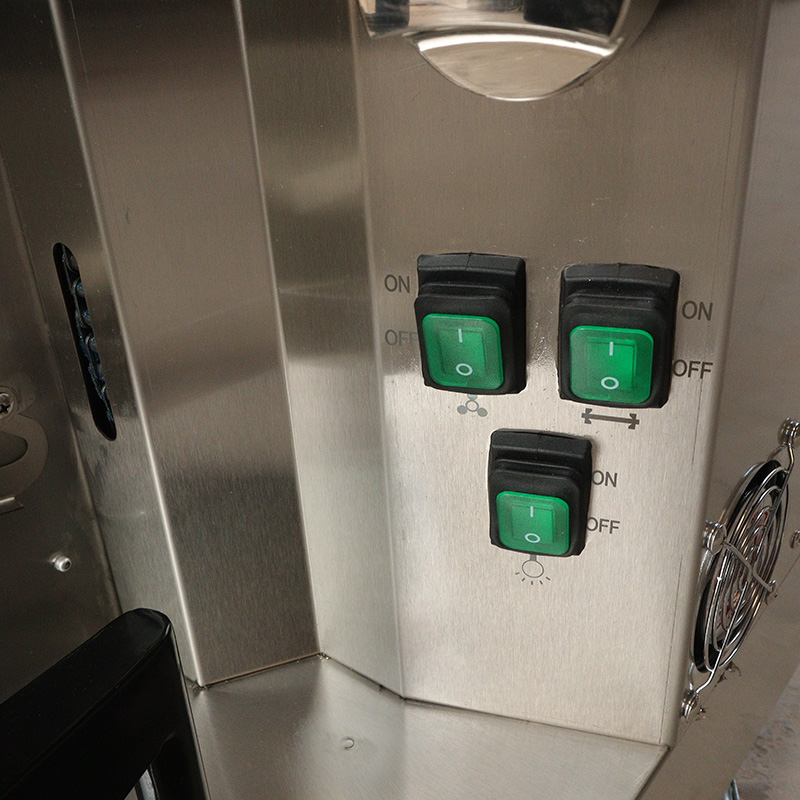 Stainless Steel Commercial Kitchen Natural Gas/LPG  Chicken Rotisserie Machine