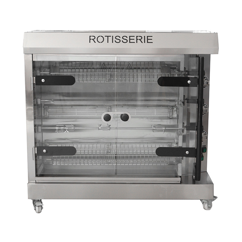 Stainless Steel Commercial Kitchen Electric Chicken Rotisserie Machine