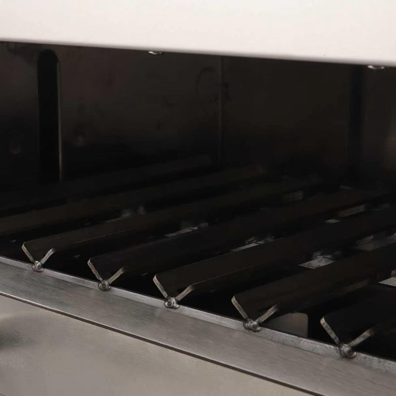 Stainless Steel Commercial Natural Gas/LPG Steak Contact Grill Kitchen Machine