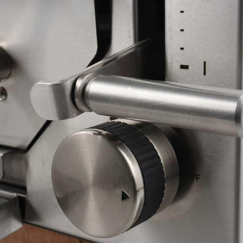 Stainless Steel Commercial Natural Gas/LPG Steak Contact Grill Kitchen Machine