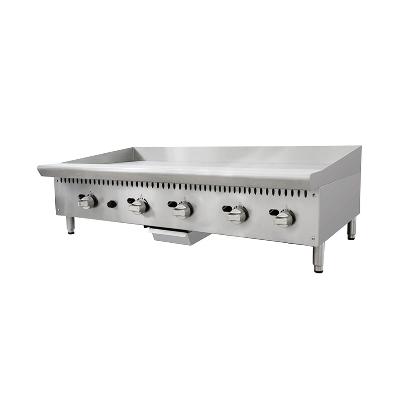 Stainless Steel Natural Gas/LPG Commercial Griddle with Flame Out Protector