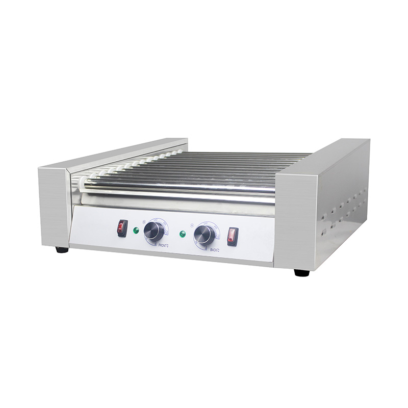 Stainless Steel Electric Hot Dog Roller Grill Machine: Efficient Cooking for Food Service